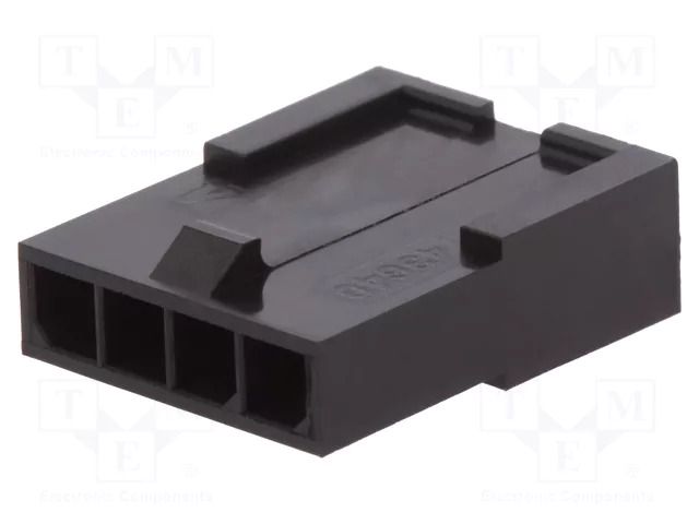 Connector: wire-wire; plug; male; PIN: 4; Micro-Fit 3.0; for cable MOLEX MX-43640-0401