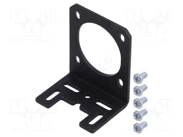 Bracket; black; bracket,mounting screws; NEMA 14; aluminum; 1pcs. POLOLU POLOLU-2257