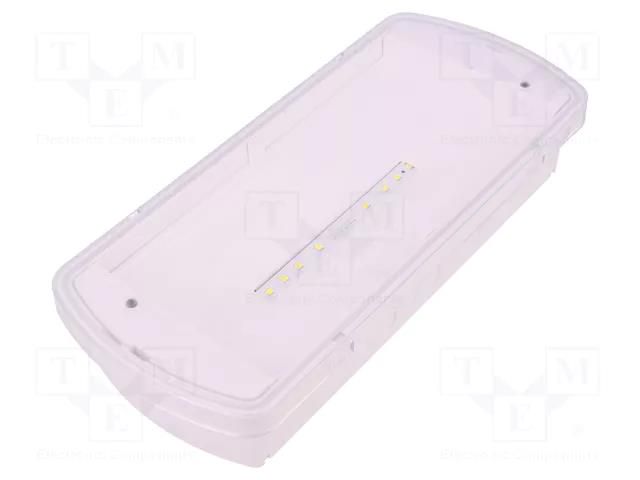 Lamp: LED emergency luminaire; SafeLite; IP42; white; 3.2W; 230VAC EATON ELECTRIC SL2MNM42E3C3A