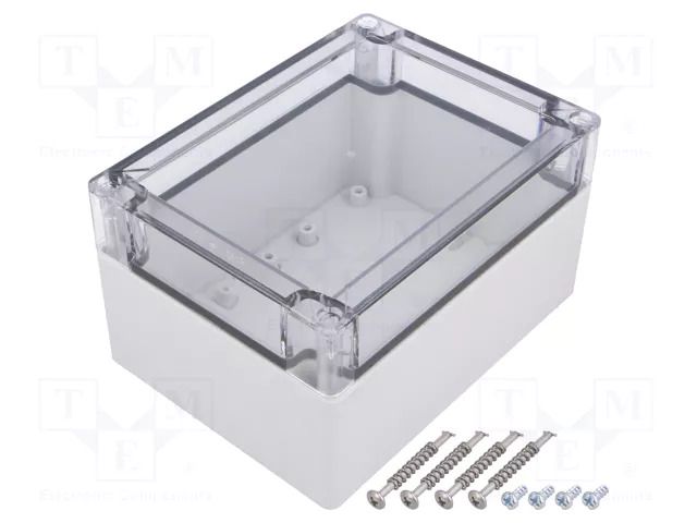Enclosure: multipurpose; X: 122mm; Y: 162mm; Z: 90mm; TG PC; grey SPELSBERG TG-PC-1612-9-TO