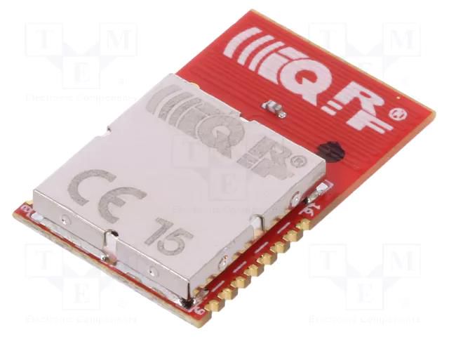 Module: RF; GFSK; 868MHz; ADC,GPIO,PWM,SPI; -104dBm; SMD; 21.5/3mA IQRF TECH DCTR-76DA