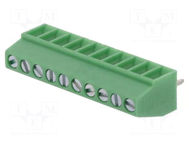 Connector: PCB terminal block; terminal; 6A; 160V; angled 90° PHOENIX CONTACT MPT0.5/10-2.54
