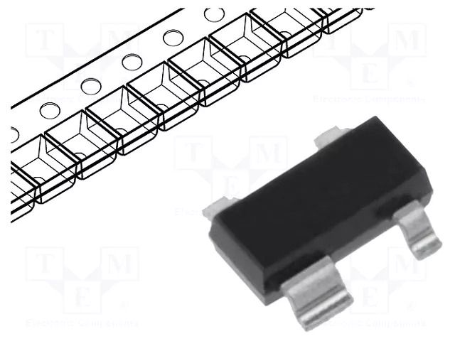 Diode: TVS array; 85V; 24A; 100W; unidirectional; SOT143; Ch: 2; ESD SEMTECH SR70.TCT