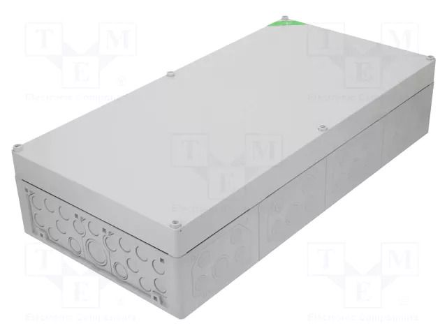 Enclosure: junction box; X: 300mm; Y: 600mm; Z: 132mm; polycarbonate SPELSBERG AKI-4-G