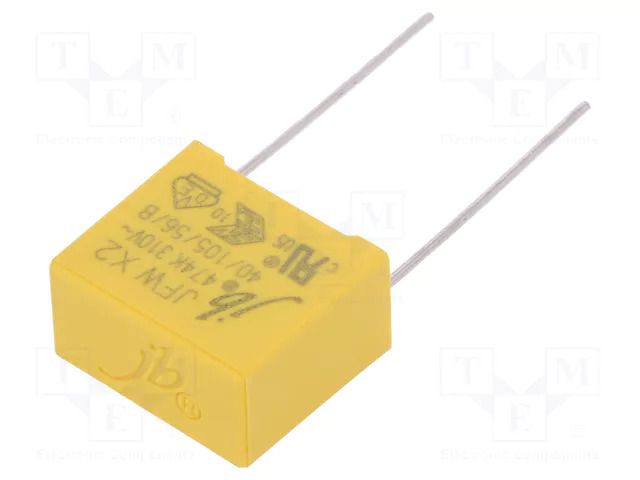 Capacitor: polypropylene; suppression capacitor,X2; 470nF; THT Jb Capacitors JFW-470N/310-P15