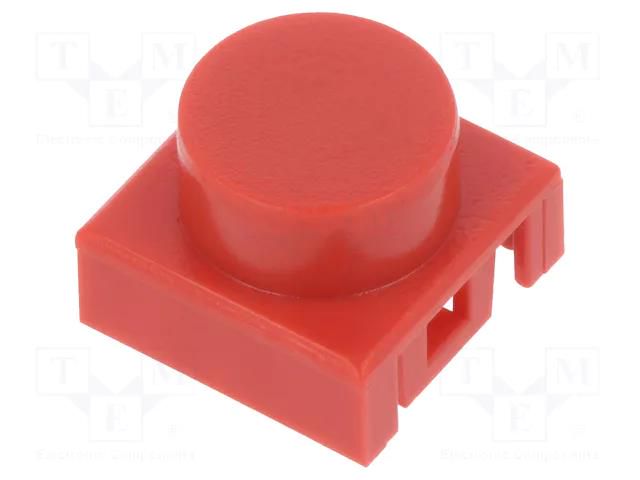 Button; red; Ø8mm C&K BTNK0240