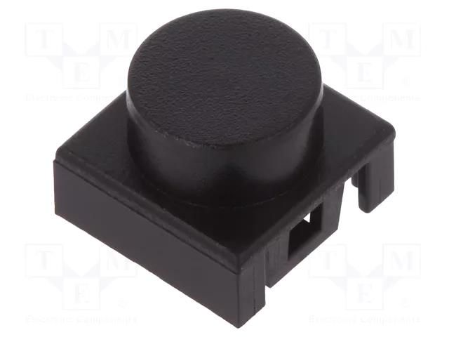 Button; black; Ø8mm C&K BTNK0290