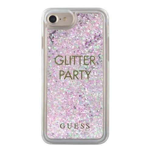 Guess GUHCP7GLUQPU iPhone 6/7/8 /SE 2020 / SE 2022 purple/purple hard case Liquid Glitter Party, Guess 3700740398289 3700740398289