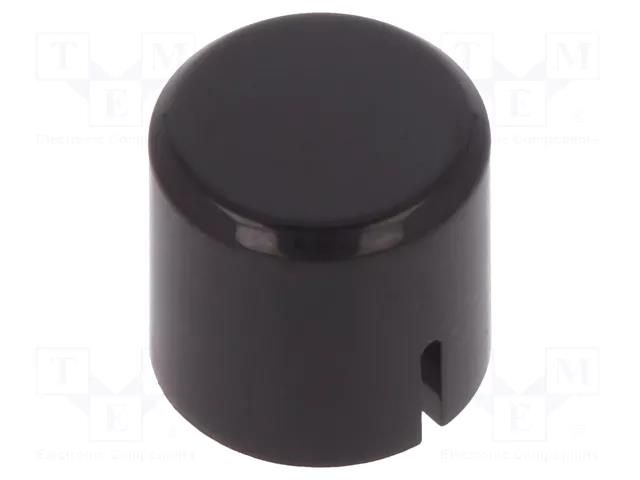 Button; black; polyamide; PVA C&K PVBK