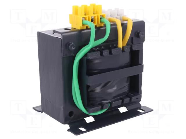 Transformer: mains; 300VA; 230VAC; 24V; Leads: terminal block; IP00 BREVE TUFVASSONS TMM300/A230/24V