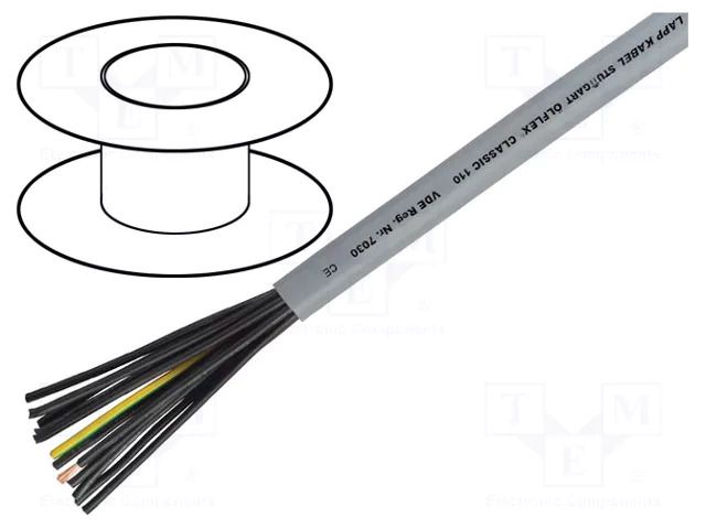 Wire; ÖLFLEX® CLASSIC 110; 14G1mm2; unshielded; 300V,500V; Cu LAPP CL110-14G1