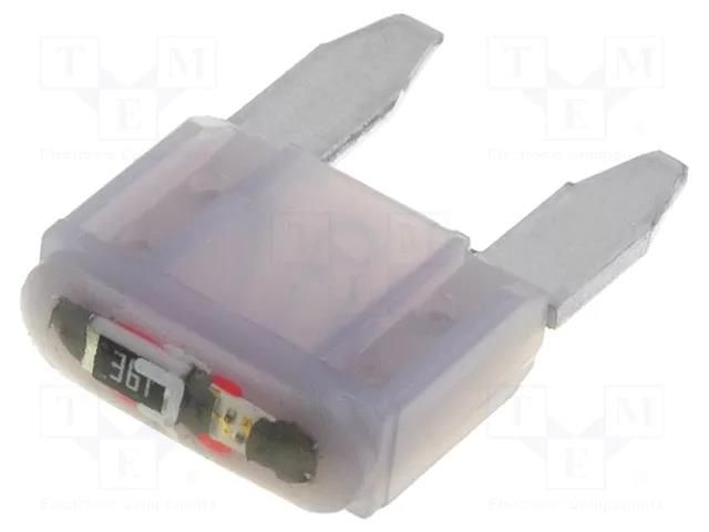 Fuse: fuse; 3A; 12VDC; automotive; 10.9mm; SMART GLOW LITTELFUSE 0MINI003.HXGLO