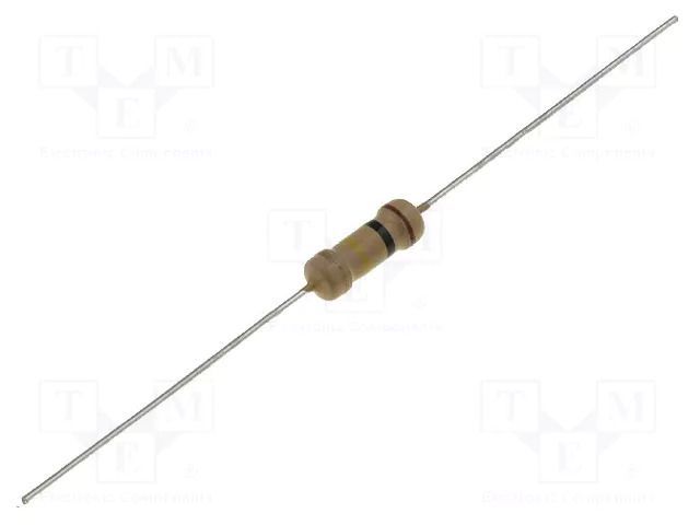 Resistor: carbon film; THT; 5.6Ω; 1W; ±5%; Ø0.6x26mm; Ø3.2x9mm SR PASSIVES CF1WS-5R6