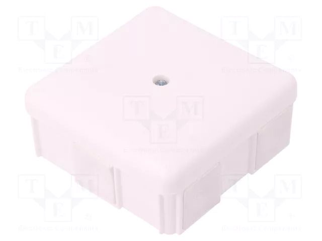 Enclosure: junction box; X: 86mm; Y: 86mm; Z: 39mm; wall mount; IP55 ELEKTRO-PLAST NASIELSK EPN-0226-01