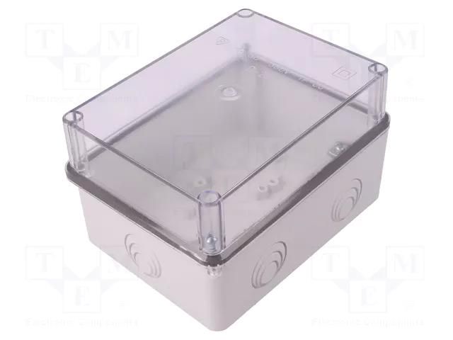 Enclosure: junction box; X: 109mm; Y: 149mm; Z: 54mm; ABS; IP55 ELEKTRO-PLAST NASIELSK EPN-0229-00