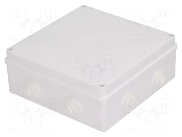 Enclosure: junction box; X: 196mm; Y: 196mm; Z: 78mm; wall mount ELEKTRO-PLAST NASIELSK EPN-0231-00
