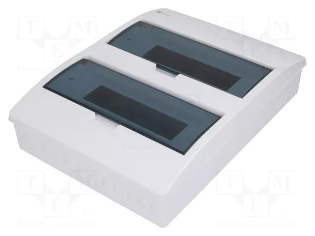 Enclosure: for modular components; IP40; white; No.of mod: 24 ELEKTRO-PLAST NASIELSK EPN-2405-01