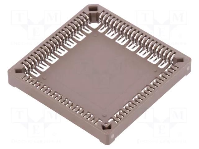 Socket: integrated circuits; PLCC88; phosphor bronze; tinned; 1A NINIGI PLCC-84SMD
