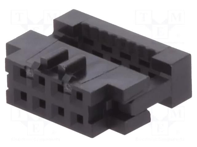 Connector: IDC; plug; female; PIN: 8; Minitek; IDC; for ribbon cable AMPHENOL COMMUNICATIONS SOLUTIONS 89361-708LF