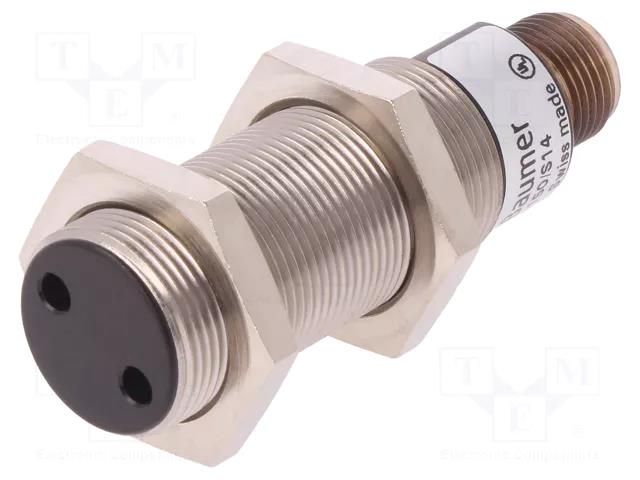 Sensor: photoelectric; Range: 0÷150mm; PNP; LIGHT-ON; 200mA; brass BAUMER FZAM18P1150/S14