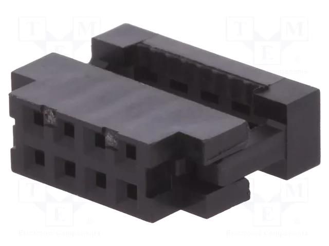 Connector: IDC; plug; female; PIN: 8; Minitek; IDC; for ribbon cable AMPHENOL COMMUNICATIONS SOLUTIONS 89361-108LF