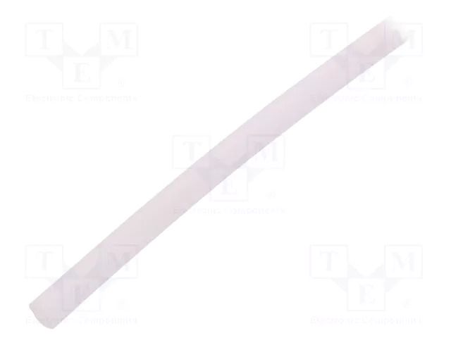 Insulating tube; silicone; transparent; -50÷200°C; Øint: 2mm FAVIER GES-2-TR-10