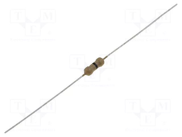 Resistor: carbon film; THT; 7.5MΩ; 0.25W; ±5%; 250V; Ø0.4x28mm SR PASSIVES CF1/4W-7M5