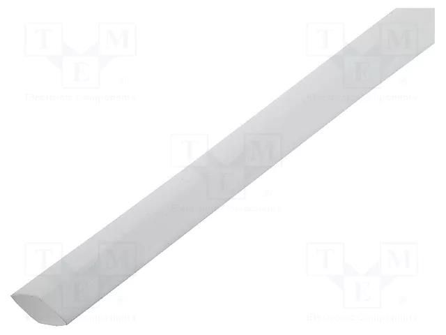 Heat shrink sleeve; glueless; 2: 1; 1.6mm; L: 1m; white; polyolefine CYG/KTG CB-HFT1.6/1M-WH