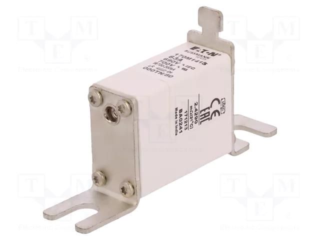 Fuse: fuse; 63A; 690VAC; aR,quick blow; ceramic,industrial; NH000 BUSSMANN 170M1415