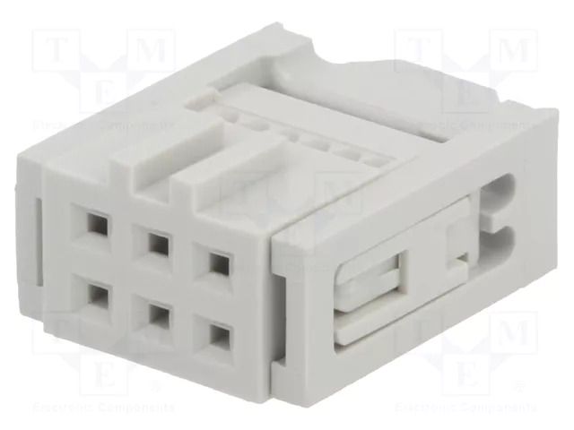 Connector: IDC; plug; female; PIN: 6; Quickie; IDC; for ribbon cable AMPHENOL COMMUNICATIONS SOLUTIONS 71600-006LF