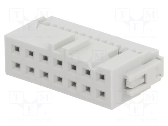 Connector: IDC; plug; female; PIN: 14; Quickie; straight; IDC; 2.54mm AMPHENOL COMMUNICATIONS SOLUTIONS 71600-114LF