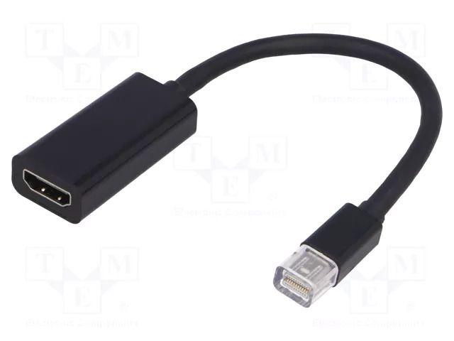 Adapter; HDMI socket,mini DisplayPort plug; DisplayPort 1.1 QOLTEC QOLTEC-50432