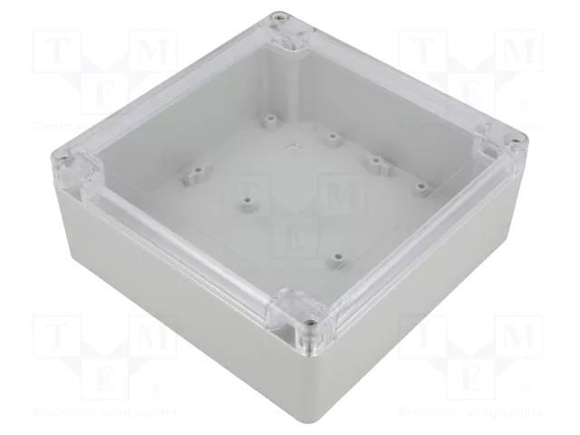 Enclosure: multipurpose; X: 150mm; Y: 150mm; Z: 60mm; ZP; ABS; gasket KRADEX ZP15015060JPHABSPC