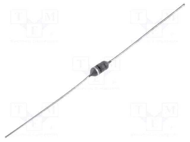 Inductor: axial; THT; 4.7uH; 530mA; 350mΩ; Body dim: Ø3x8mm FERROCORE DLA4.7-N