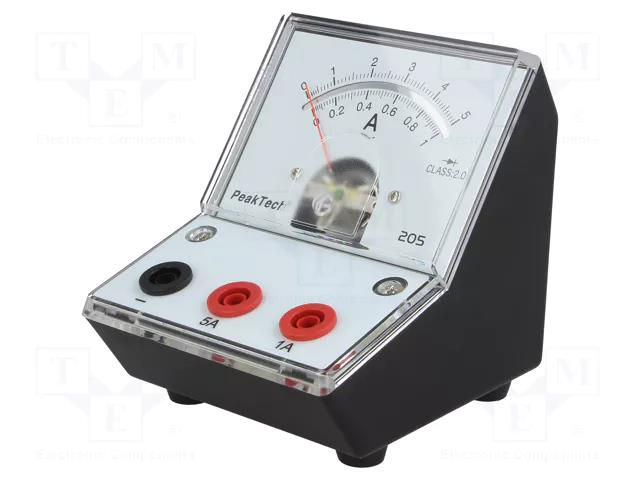 Voltmeter; VAC: 0÷15V,150V; 90x106x103mm; 2.5%; Meter: analogue PEAKTECH PKT-P205-11