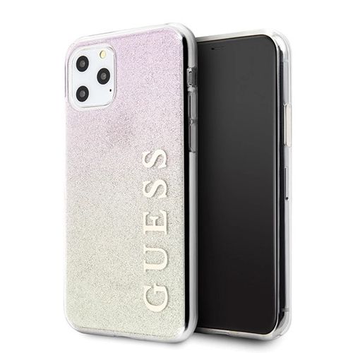 Guess GUHCN65PCUGLGPI iPhone 11 Pro Max rose gold/gold pink hard case Gradient Glitter, Guess 3700740472002 3700740472002