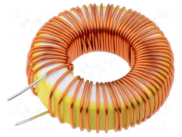 Inductor: wire; THT; L: 150uH; 3A; 107mΩ; Inductor: toroidal; Ø: 25mm FERROCORE DTPU150A3
