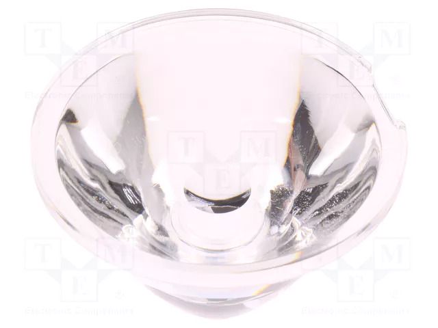 LED lens; round; plexiglass PMMA; transparent; 4÷11°; H: 28.7mm LEDIL FCN13552