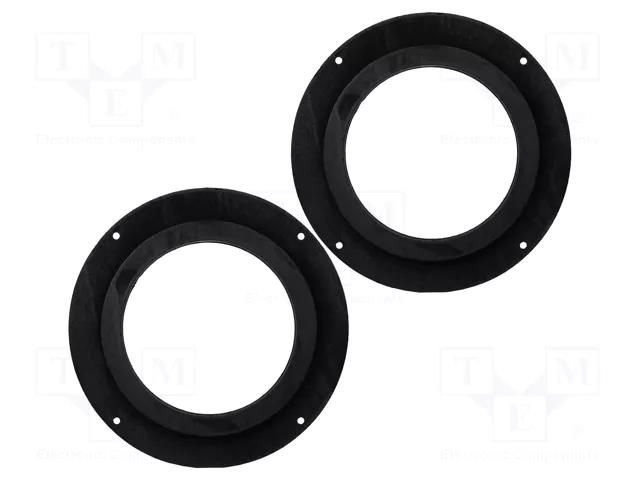 Spacer ring; MDF; 165mm; Audi; impregnated; 2pcs. BASSER D.MDF.AUDI03