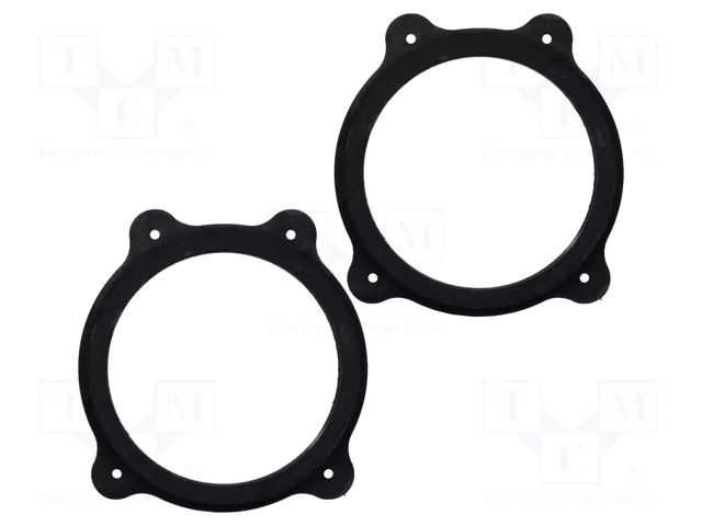 Spacer ring; MDF; 165mm; BMW; impregnated; 2pcs. BASSER D.MDF.BMW05