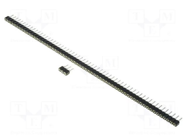 Connector: pin strips; socket; female; PIN: 13; straight; THT; 1x13 CONNFLY DS1002-01-1X13V13