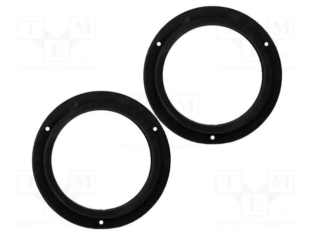 Spacer ring; MDF; 165mm; Mercedes; impregnated; 2pcs. BASSER D.MDF.MERCEDES01