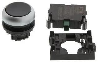 PB SWITCH, SPST-NO, 3A, 24VDC, PANEL M22-D-S/K10