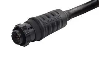 CIRCULAR CONNECTOR, PLUG, 6POS, CABLE EN3C6MX