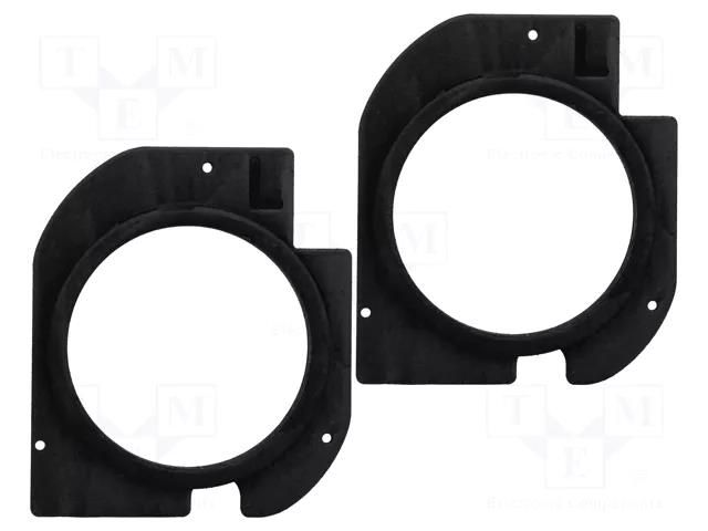 Spacer ring; MDF; 165mm; Škoda; impregnated; 2pcs. BASSER D.MDF.SKODA04