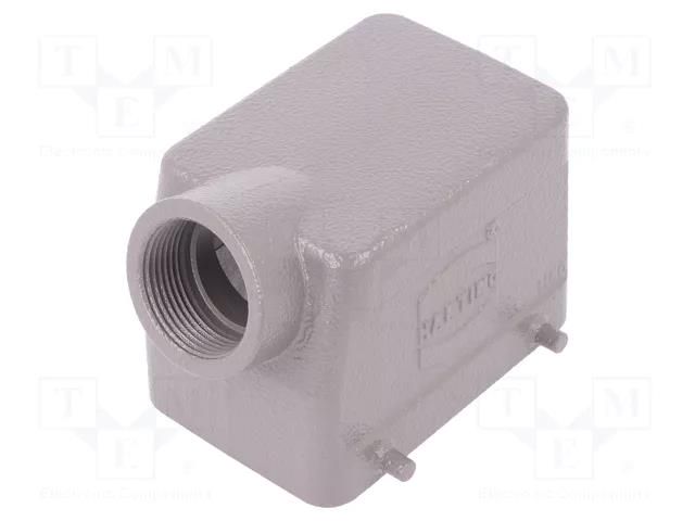 Enclosure: for HDC connectors; Han® A; size 32A (2 x 16A); PG21 HARTING 09200321520