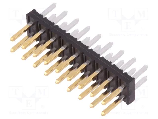 Connector: wire-board; pin header; male; PIN: 18; Minitek; 2A; THT AMPHENOL COMMUNICATIONS SOLUTIONS 57102-F08-09ULF