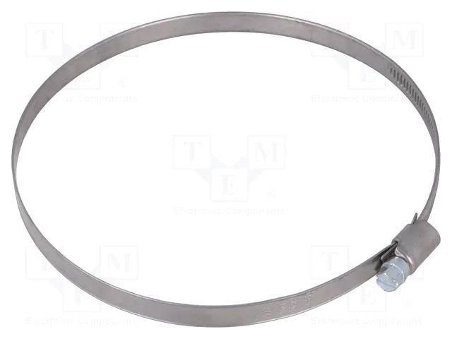 Worm gear clamp; W: 9mm; Clamping: 120÷140mm; D; W4; DIN 3017 MPC INDUSTRIES MPC-D4120