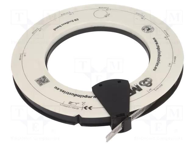 Worm gear clamp; W: 14mm; chrome steel AISI 430; EB; W2 MPC INDUSTRIES MPC-EB214B