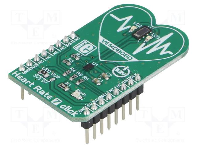 Click board; prototype board; Comp: AFE4404; heart rate sensor MIKROE MIKROE-2998